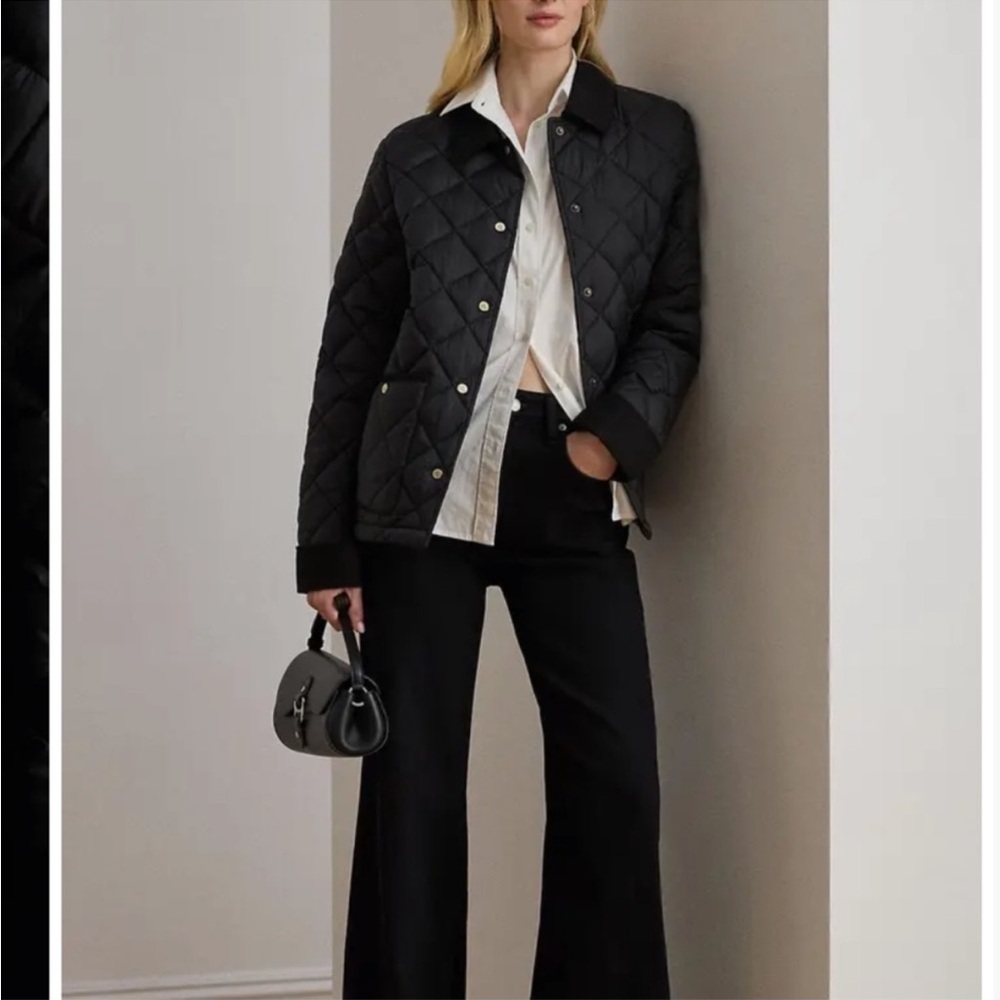 Lauren Ralph Lauren women’s black quilted coat 2X